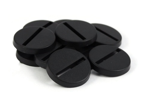 (image for) 99007 30mm Round Lip Slot Base 15